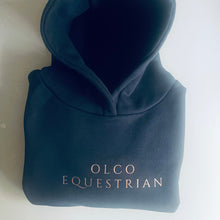 Load image into Gallery viewer, Olco Navy hoodie (gold)