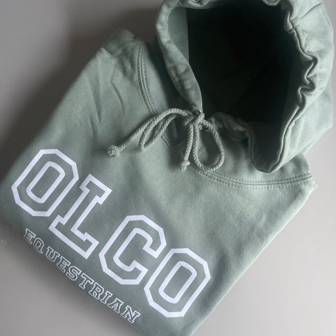 Varsity Olco hoodie (Sage Green)