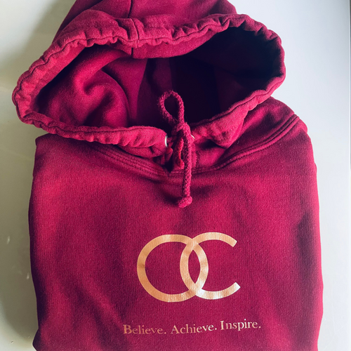 Olco Believe Achieve Inspire hoodie (cranberry)