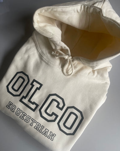 OLCO Varsity hoodie (cream) size medium
