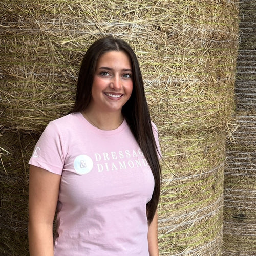 Dressage and Diamonds T-shirt (Rose Pink)