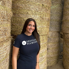Load image into Gallery viewer, Dressage and Diamonds T-shirt (Navy)