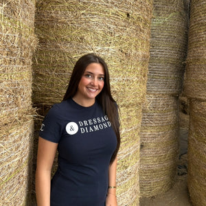 Dressage and Diamonds T-shirt (Navy)