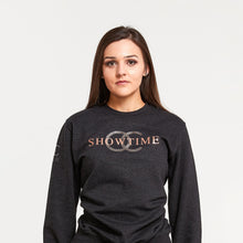 Load image into Gallery viewer, Showtime crewneck sweatshirt (black)