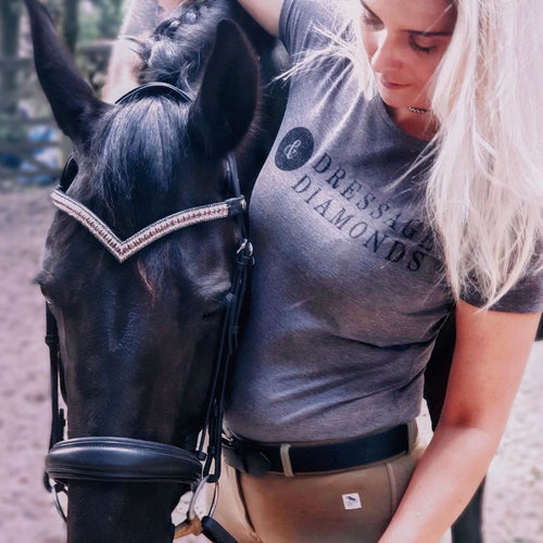 Sparkle dressage & diamonds t-shirt