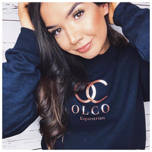 OLCO sweater (size small in navy)