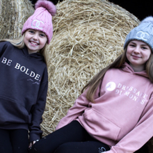 Load image into Gallery viewer, OLCO kids dressage and diamonds hoodie