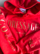 Load image into Gallery viewer, Dressage for life childrens hoodie (personalise option)